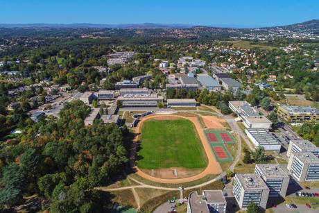 Vue aérienne du campus