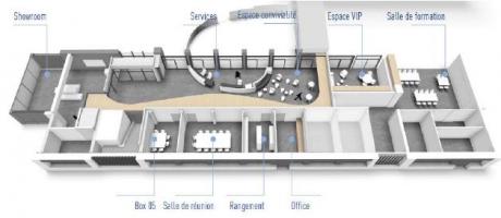 Plan rez-de-chaussée du SkyLab