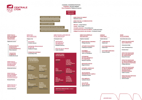 Organigramme Centrale Lyon